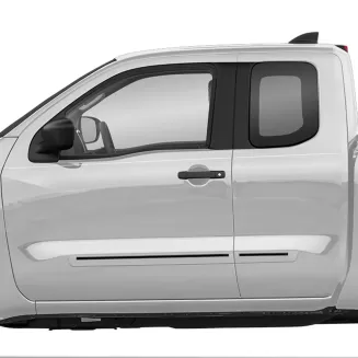 Nissan Frontier King Cab Painted Body Side Moldings with Color Inserts 2022 - 2023