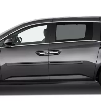 Honda Odyssey Painted Body Side Moldings with Color Inserts 2011 - 2017