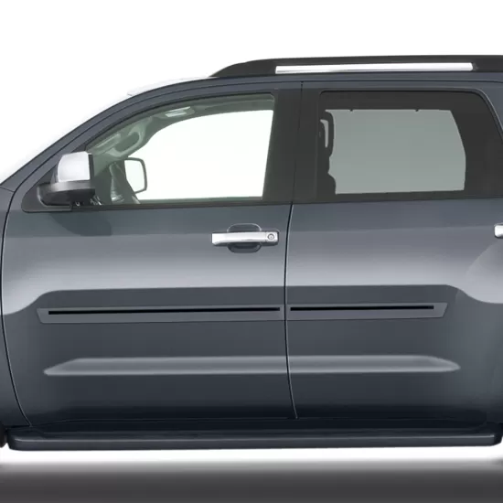 Toyota Sequoia Painted Body Side Moldings with Color Inserts 2008 - 2022