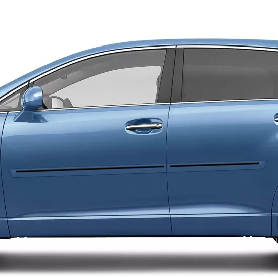 Toyota Venza Painted Body Side Moldings with Color Inserts 2009 - 2015