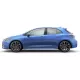 Toyota Corolla Hatchback Painted Body Side Moldings with Color Inserts 2019 - 2023
