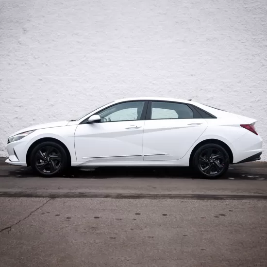 Hyundai Elantra Painted Body Side Moldings with Color Inserts 2021 - 2023