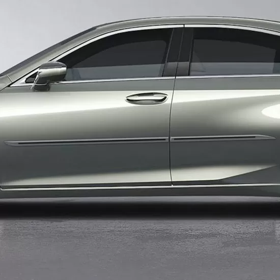 Lexus ES Painted Body Side Moldings with Color Inserts 2019 - 2023