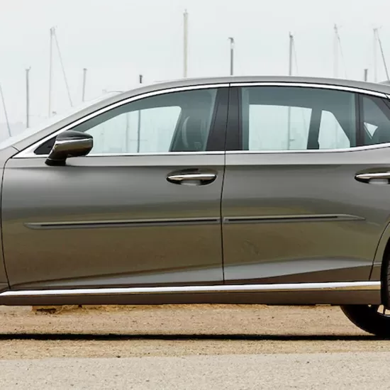 Lexus LS Painted Body Side Moldings with Color Inserts 2018 - 2023