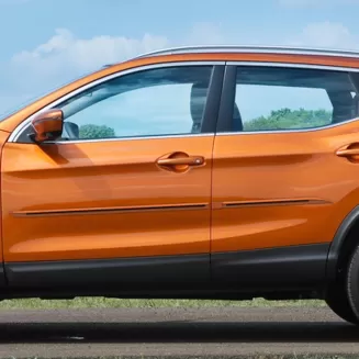 Nissan Rogue Sport Painted Body Side Moldings with Color Inserts 2017 - 2022