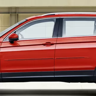 Volkswagen Tiguan Painted Body Side Moldings with Color Inserts 2018 - 2026