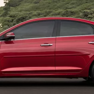Hyundai Accent Sedan Painted Body Side Moldings 2018 - 2023