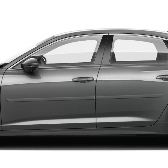  Audi A6 4 Door Painted Body Side Molding 2019 - 2024 / FE-AUDI-A6-19