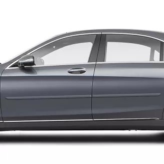 Mercedes S-Class 4 Door Painted Body Side Moldings 2014 - 2020