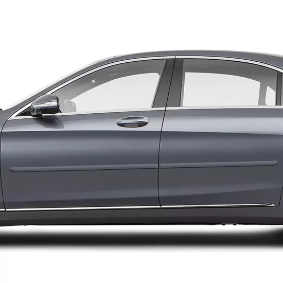 Mercedes S-Class 4 Door Painted Body Side Moldings 2014 - 2020