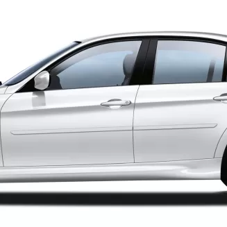BMW 3-Series 4 Door Painted Body Side Moldings 2006 - 2011