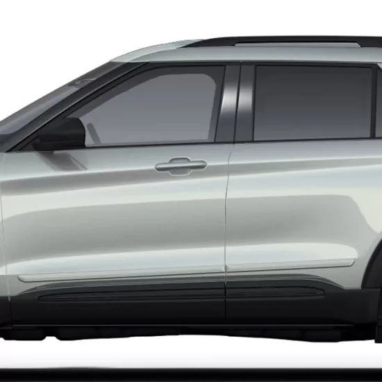 Ford Explorer Painted Body Side Moldings 2020 - 2025