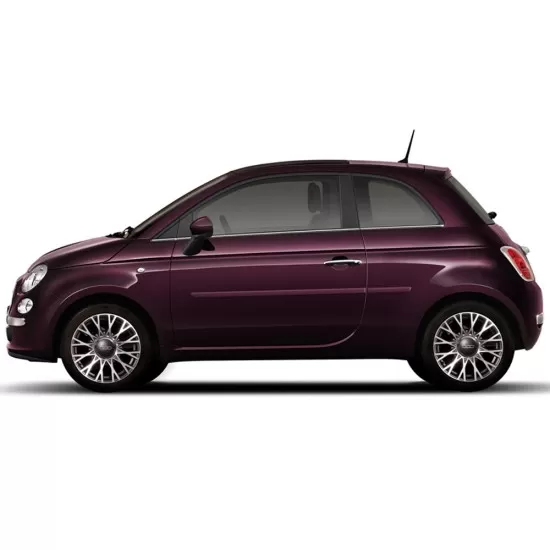 Fiat 500 Painted Body Side Moldings 2012 - 2019