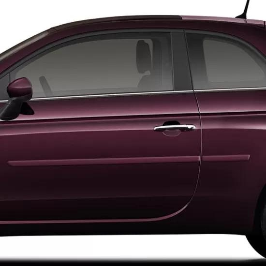 Fiat 500 Painted Body Side Moldings 2012 - 2019