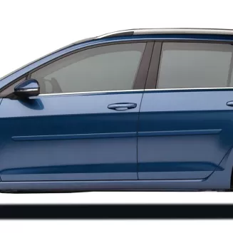 Volkswagen Golf Sportwagen Painted Body Side Moldings 2015 - 2020