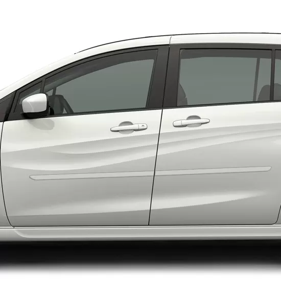 Mazda 5 Painted Body Side Moldings 2010 - 2015