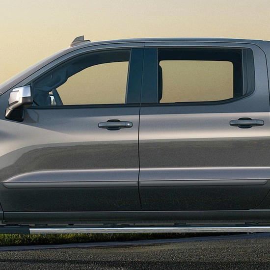  GMC Sierra 1500 Crew Cab Painted Body Side Molding 2019 - 2025 / FE-SIL19-CC