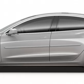 Tesla Model 3 Painted Body Side Moldings 2017 - 2025