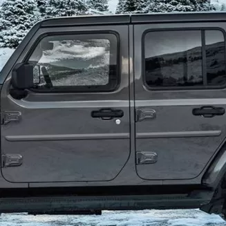 Jeep Wrangler 4 Door Painted Body Side Moldings 2006 - 2024