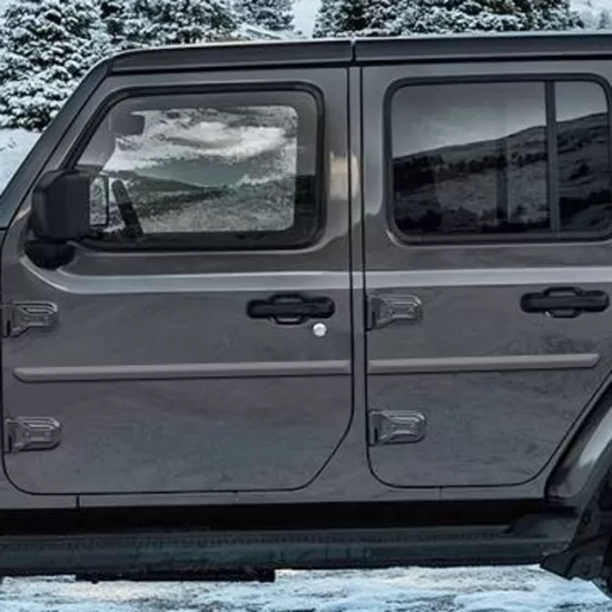Jeep Wrangler 4 Door Painted Body Side Moldings 2006 - 2024