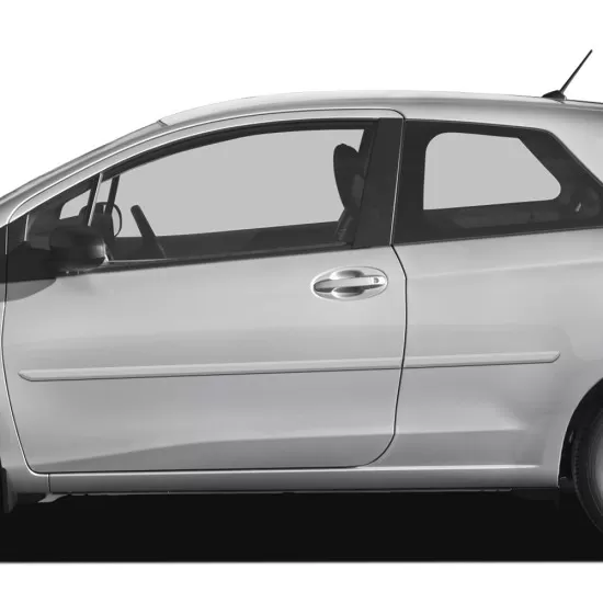 Toyota Yaris 3 Door Hatchback Painted Body Side Moldings 2012 - 2020