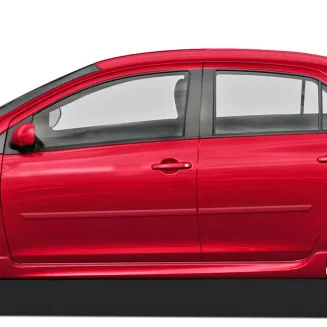 Toyota Yaris Sedan Painted Body Side Moldings 2007 - 2011