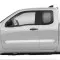 Nissan Frontier King Cab Painted Body Side Moldings 2022 - 2026