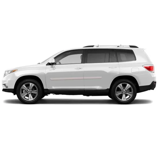 Toyota Highlander Painted Body Side Moldings 2008 - 2013