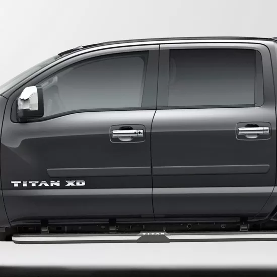  Nissan Titan Crew Cab Painted Body Side Molding 2016 - 2024 / FE2-TITAN16-CC