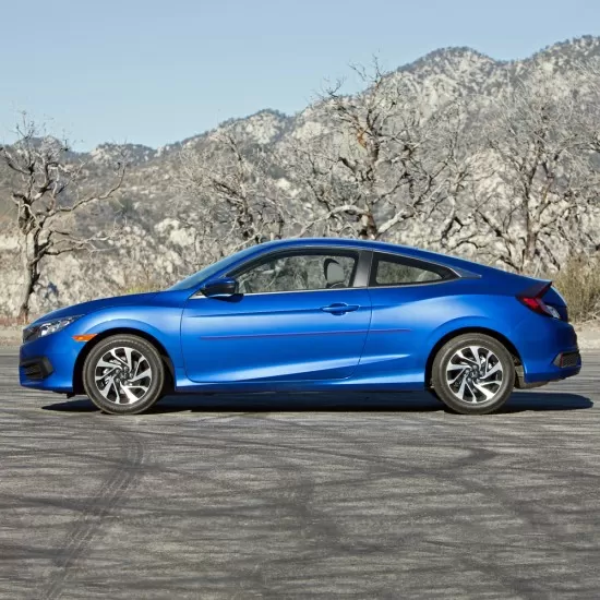 Honda Civic 2 Door Painted Body Side Moldings 2016 - 2021