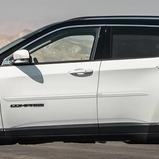 Jeep Compass Painted Body Side Moldings 2017 - 2025