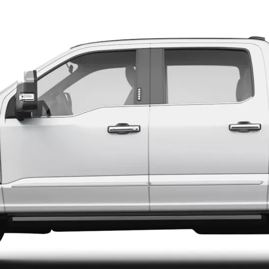 Ford F-250/F-350 SuperCrew (4 Full Size Doors) Painted Body Side Moldings 2023 - 2026