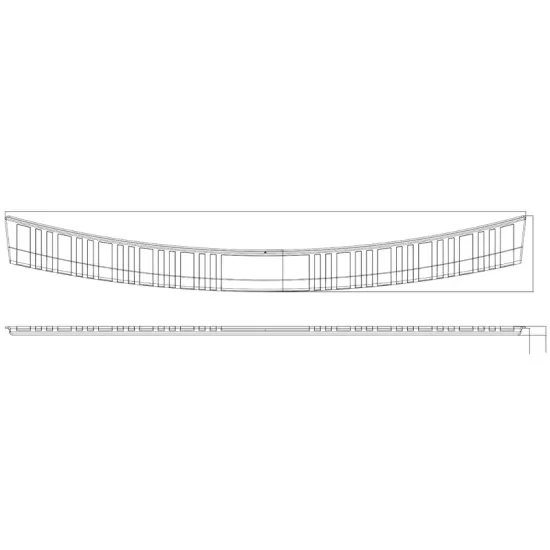  Subaru Forester Rear Bumper Protector 2008 - 2023 / RBP-012