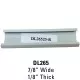 Track Cover Molding; 65' Roll - 7/8” Wide, 1/8” Thick / DL265-G