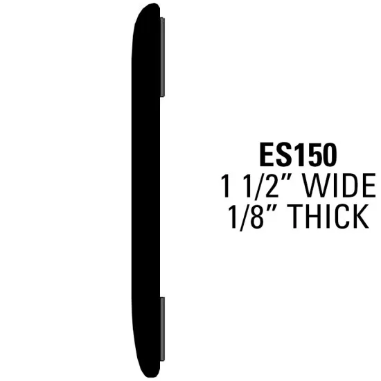 European Style Body Side Molding; 65' Roll - 1 1/2” Wide, 1/8” Thick / ES1506502-R