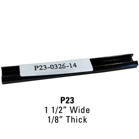 Universal RV Cargo Trailer & Camper Screw Cover Trim Molding - 150 Ft Roll - 2/5” Wide - Black