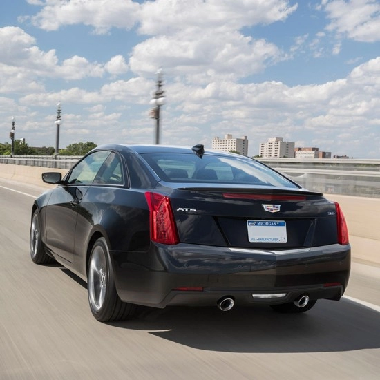  Cadillac ATS 2 Door Factory Style Flush Mount Rear Deck Spoiler 2015 - 2019 / ATS16-FM-2DR