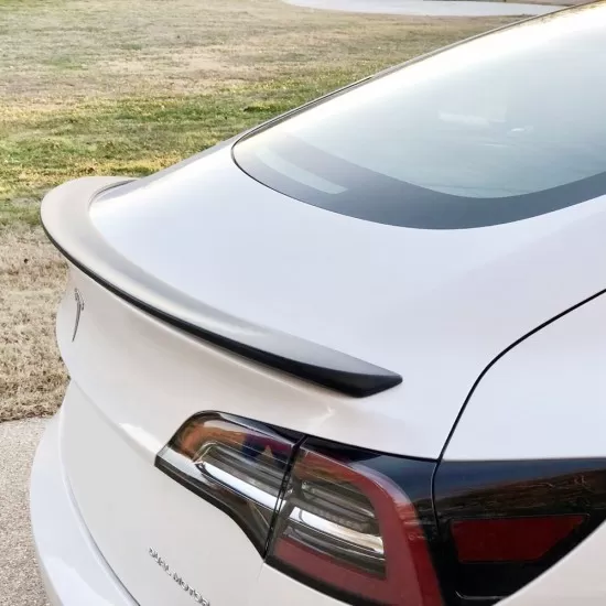 Tesla Model 3 Custom Style Flush Mount Rear Deck Spoiler 2017 - 2023