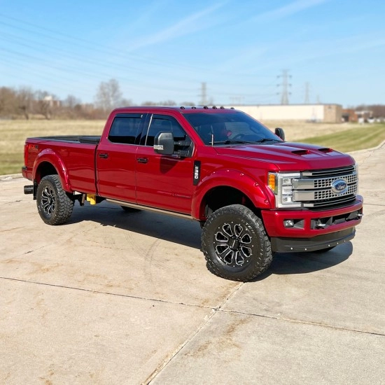  Ford F-450 Painted Functional Ram Air Hood 2017 - 2022 / RAHFORDSD17