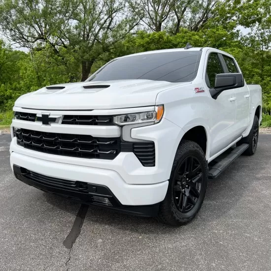  Chevrolet Silverado 1500 Painted Functional Ram Air Hood 2019 - 2025 / RAHSIL19
