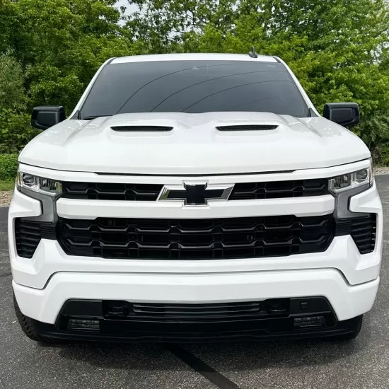 Chevrolet Silverado 1500 Painted Functional Ram Air Hood 2019 - 2025 / RAHSIL19