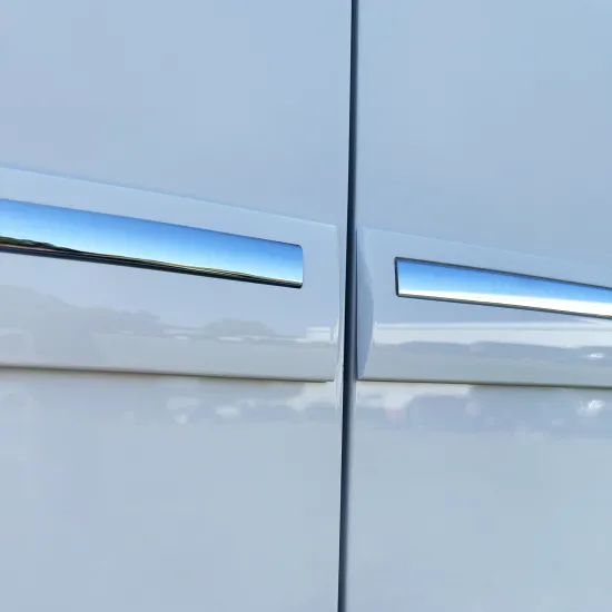 Lincoln MKX Painted Body Side Moldings with Chrome Inserts 2007 - 2015