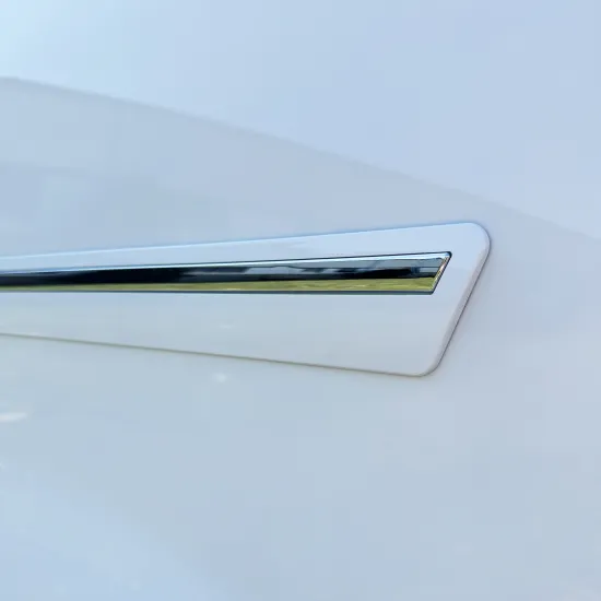 Lincoln MKX Painted Body Side Moldings with Chrome Inserts 2007 - 2015
