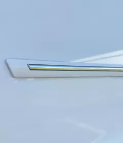 Painted Molding with Chrome Insert