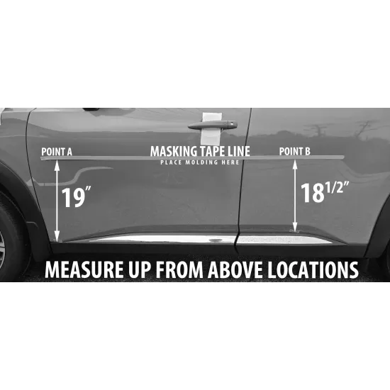 Nissan Pathfinder Painted Body Side Moldings 2022 - 2026