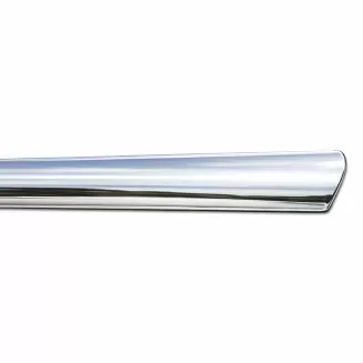 Universal Chrome Body Side Molding Trim with Angled Ends - 1” Wide - 2 x 7 Ft Pieces