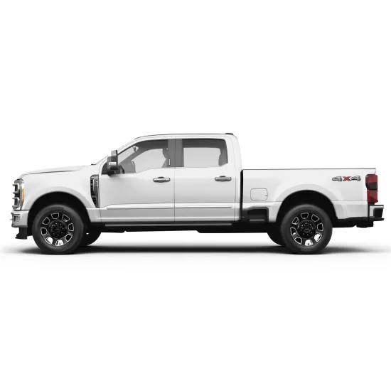 Ford F-250/F-350/450 SuperCrew Cab (4 Full Size Doors) Chrome Body Side Moldings 2023 - 2026