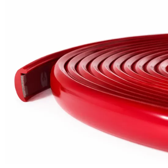 L-Shape Car Door Edge Protector Guard Flexible Trim - 50 Ft Roll - 3/8” Wide - Multiple Colors