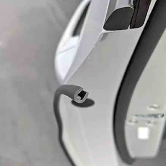 U-Shape Car Door Edge Protector Guard Flexible Trim - 18 Ft Roll - 1/4” Wide - Black
