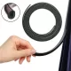 U-Shape Car Door Edge Protector Guard Flexible Trim - 18 Ft Roll - 1/4” Wide - Black
